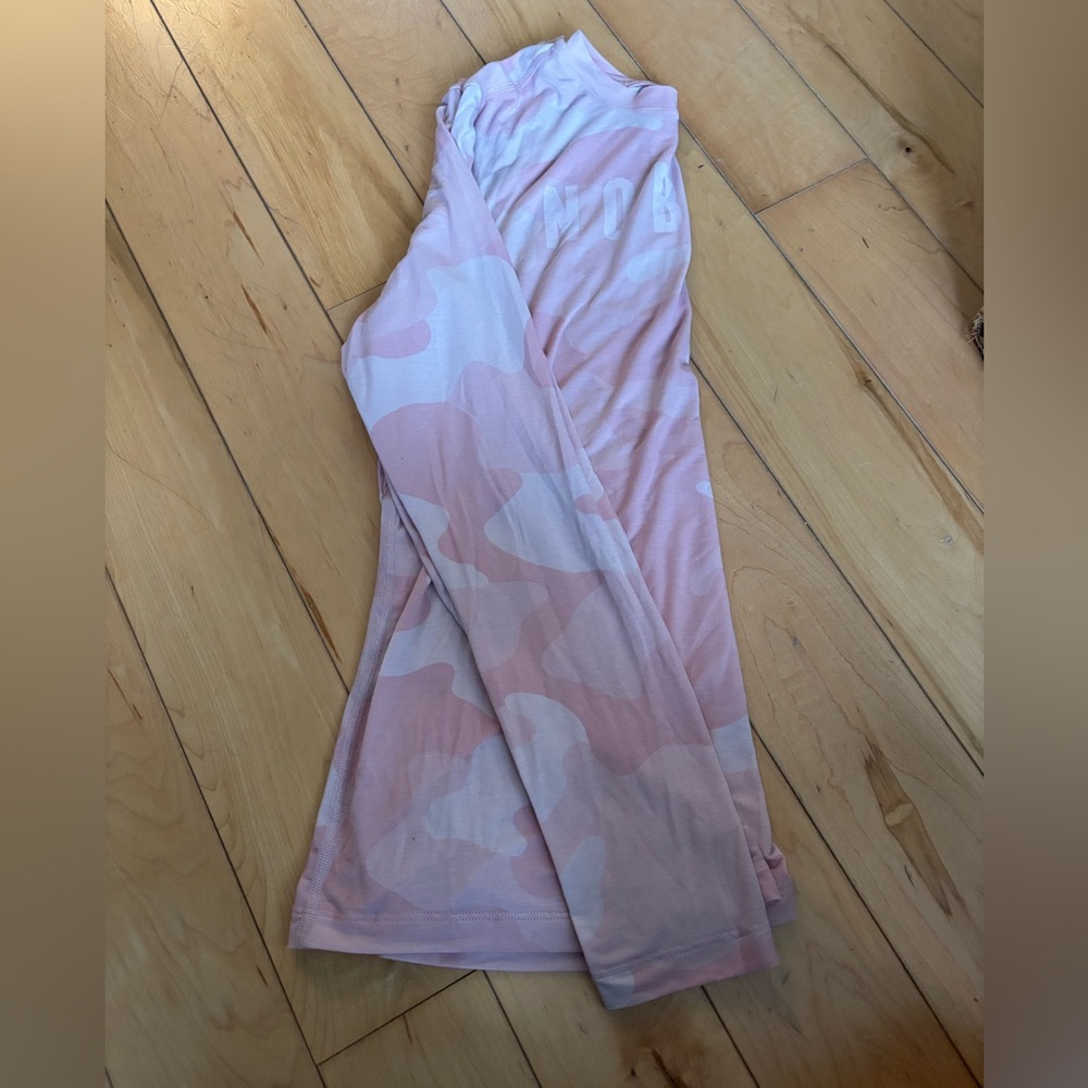 NOBULL Pink Camouflage Long Sleeve